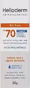 Protetor Facial Diário Helioderm Oil Free FPS 70 Sem Cor 50g