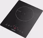 SUGGAR Cooktop Portátil de Indução 1 Zona Preto 127V Painel Touch Display Digital - FG0121VC