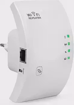 Repetidor de Sinal Wi-Fi 1800m Premium | Amplificador de Internet Wireless Ultra Rápido | Expansor de Rede Roteador Sem Fio 2.4G 5G | Conexão Estável para Casa Escritório Notebook TV Console Amplo