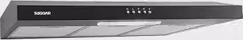 SUGGAR DEPURADOR DE AR SLIM 80CM 3 VEL. PRETO 220V DPS182PT