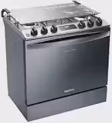Fogão 5 Bocas de Embutir Brastemp Bys5pcr Cor Inox Bivolt