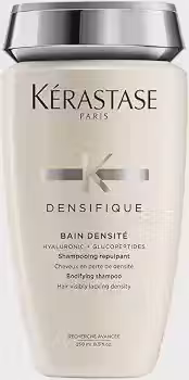 Kérastase Densifique Bain Densité Shampoo, Para Cabelos Finos e Ralos, Aporta Densidade e Volume, com Ácido Hialurônico e Ceramidas, 250ml