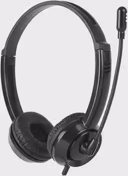 HP Headset DHE-8009 Preto com Microfone conector P2 4vias Driver 40mm cabo 190cm com microfone omnidirecional conector P2 4 vias 194R3AA