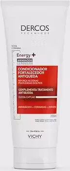 Vichy Dercos Energy+, Condicionador Antiqueda Fortalecedor com Aminexil, Aminoácidos e Ceramidas, +1.000 Fios Salvos em 1 Mês e +47% Fios Fortalecidos, 200ml