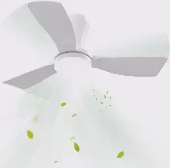 Airwit Ventilador de Teto Branco 91 cm com Luz LED, 3 Pás, 6 Velocidades