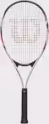 Raquete De Tenis Wilson Raquete de Tenis Wilson Fusion XL 3, Branco/Preto, Tamanho L3
