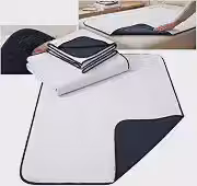 Protetor de Colchão Lavável Impermeável e Absorvente, Branco, 100x70 cm, Uso Geriátrico e Infantil