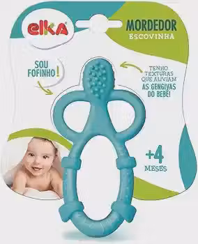 Elka Mordedor Escovinha Azul/Roxo