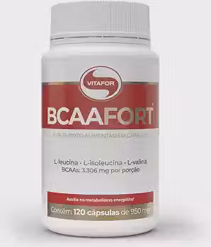 Vitafor - BCAA Fort - 120 Cápsulas, Branco