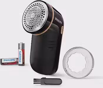 PHILIPS GC026 / 80 Papa-bolinhas, Removedor de Fiapos, Preto e Dourado