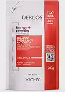 Vichy Dercos Energy+ Shampoo Antiqueda Estimulante Refil, 200g