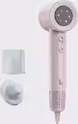 GOKOCO Secador De Cabelo Profissional 220v, 120000 RPM High Speed Hair Dryer 1600W com Display Digital LED e Bocal de ar Magnético, Rosa