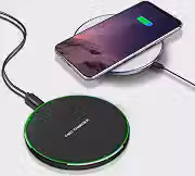 Carregador Rápido sem fio por indução compatível com iPhone 17 16 15 14 13 12 11 Pro Max/Mini/Plus/XR/X/8, Max Fast Wireless Pad Mat para Samsung Galaxy S24/S23/S22/S21/S20/S10, Galaxy Buds e Fones