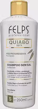 Felps Quiabo Xbtx Pós Progressiva Shampoo 250Ml, Felps Professionnel, INCOLOR