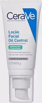 CeraVe Oil Control, Loção Facial Hidratante para Pele Oleosa, 52g