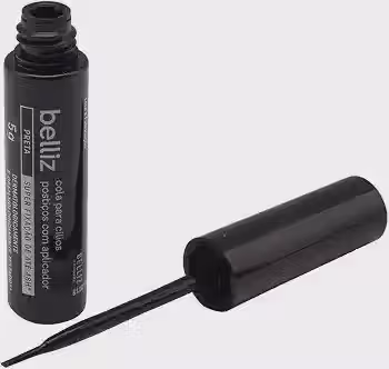 BELLIZ COLA PARA CILIOS 48HRS PRETA COM APLICADOR
