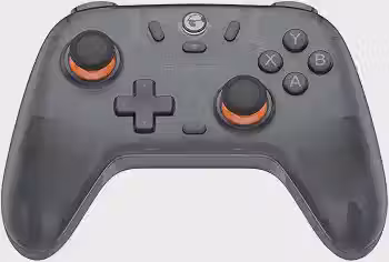 GameSir Nova Lite Controle Bluetooth e Sem Fio 2.4G para PC Windows, Celular Android iPhone, Nintendo Switch e Steam Deck, Gamepad com Hall Effect Anti-Drift, Turbo, Vibração, Dongle USB - Preto