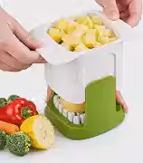 Cortador Manual de Legumes e Vegetais com Lâmina em Grade