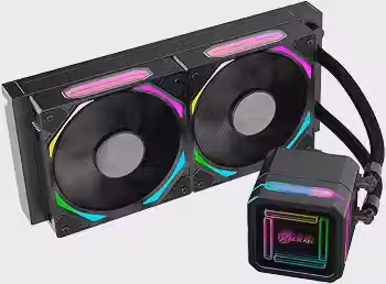 Water Cooler Gamer Kalkan Delta 240 Wireless ARGB Preto KLK00050