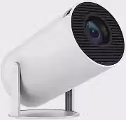 Mini Projetor Portátil 5G Wi-Fi 6 Bluetooth 5.0 Android 11 4K 1080P Full HD 8000 Lumens LED Auto Correção Trapezoidal Horizontal Rotação 180° Ideal para Projeções Cinemáticas
