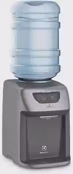 Bebedouro Electrolux de mesa bancada de Água Gelada Fria e Natural Elétrico Eletronico placa para galao garrafão com perfurador lacre Bivolt Cinza BE11X
