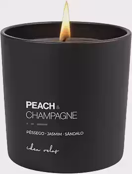 IDEA VELAS Vela Aromática Perfumada PEACH & CHAMPAGNE, 210g