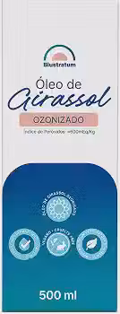 Óleo de Girassol Ozonizado 500ml Blustratum