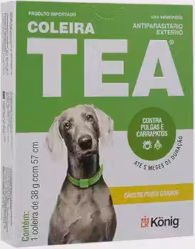KONIG Coleira Tea 38G - Antipulgas E Carrapatos Para Cães - Grande Porte