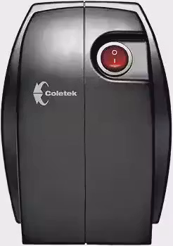 Estabilizador Coletek Bem Ligado ES-500VA-BM, Preto,Tensão nominal de entrada 115/220V, bivolt, Tensão nominal de saída mono 115V, 4 Tomadas Padrão NBR 14136, Frequência 60Hz