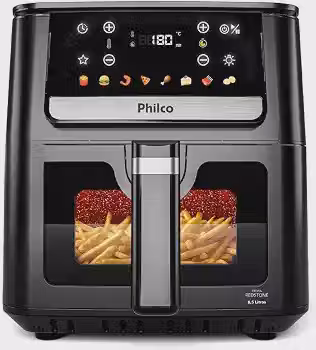 Philco Air Fryer 6,5L Visor Glass 1700W PAF65 220V