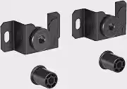 Suporte Fixo Universal de Parede, Capacidade até 100 kg Padrão VESA 75x75 a 800x400mm, TVs 14' a 100', Preto, UNI100, ELG