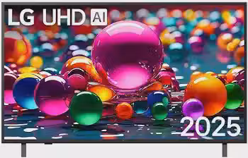 Smart TV LG UHD AI UA75 50 polegadas HDR10 Pro Processador α7 AI Ger 8 webOS 25