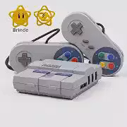 Game Retro Mini Super Snes 2 Controles + Pack com todos os Jogos de Snes Fliperama Arcadian
