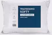 Travesseiro Micropercal 400 Fios Fibra Siliconizada 50x70cm Lavável, Antiácaro, Antialérgico Soft Max (1)