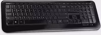 Teclado sem Fio 850 USB Preto Microsoft - PZ300005
