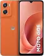 Smartphone Motorola Moto g06-128GB 12GB (4GB RAM + 8GB Ram Boost) e Camera 50MP com AI Bateria de 5200 mAh Tela 6.9' - Laranja