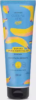 Máscara Capilar O Boticário Cuide-se Bem Feira Banana 250g - Hidratação Intensiva