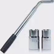 Chave de Roda L 17 19 21 23mm Telescópica Extensiva com Soquete