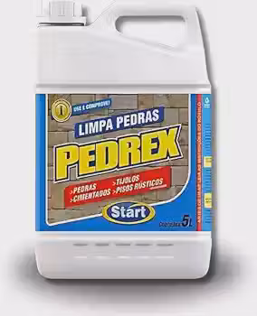 Limpador de Pedras e Calçadas Pedrex Start 5 L – Piso Rústico Antiderrapante, Concentrado