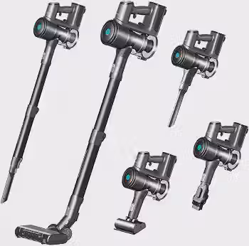 Aspirador Vertical e Portátil de Pó Liectroux i30 Sem Fio 5 em 1 Varre Aspira Para Pisos Tapetes Carpetes Sofás Camas Pelos de Pet Cachorro Gato Potente Com Filtro HEPA Bivolt