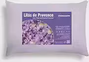 Travesseiro Lilás de Provence 50x70cm Percal Estampado com Zíper Ajustável Enchimento Fibra Siliconizada Lavável e Antiácaro