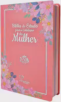 Bíblia De Estudo Para O Cotidiano Da Mulher Nva - Rosa Intenso - CPP