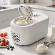 Sorveteira Automática com Compressor 1L Sem Pré-Congelamento, 220V