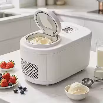 Sorveteira Automática com Compressor 1L Sem Pré-Congelamento, 220V