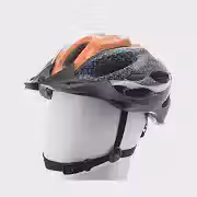 Capacete Esportivo Adulto Laranja e Cinza Vollo Sports