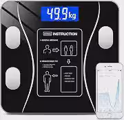 Balança Corporal Bioimpedância Premium Com Visor Inteligente Bluetooth Composição Corporal Peso Controle da Sua Saúde Completo Com Aplicativo