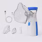 Nebulizador Inalador Ultrassônico Portátil com cabo USB – Silencioso Compacto Ideal para Crianças Adultos e Idosos – Alívio Respiratório Diário Premium