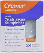 Curativo Hidrocolóide para Acnes e Espinhas com 24 Unidades