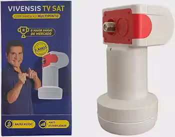 LNBF VIVENSIS MULTIPONTO ANTENA PARABOLICA DIGITAL SATELITE 5G