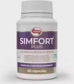 Vitafor Simfort Plus - 60 Cápsulas, Cor: Branco